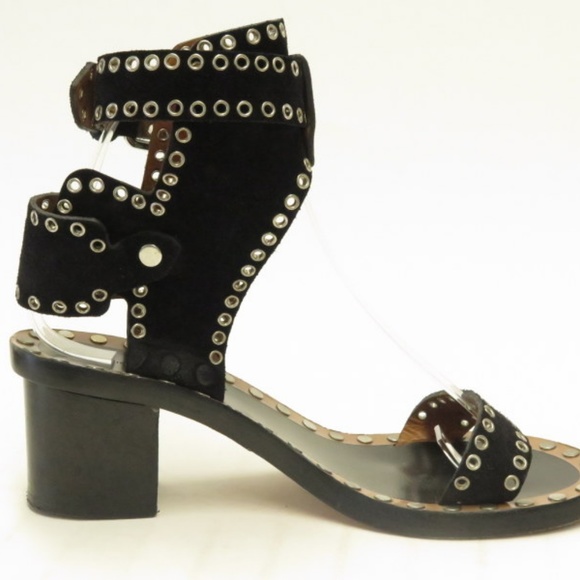 Isabel Marant Sandal Jaeryn Grommet-Studded Black - Picture 4 of 8